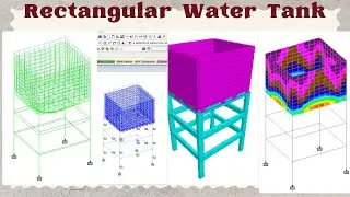 Rectangular Water Tank Analysis | Site Scope Design | New Video 2023