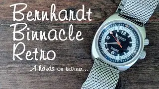 Bernhardt Binnacle Retro automatic diver's watch - hands on review