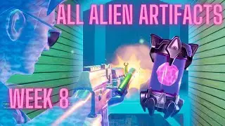 All Fortnite Alien Artifacts Locations | Week 8 Challenge Guide