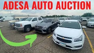 CAR AUCTION WALK AROUND @ ADESA AUTO AUCTION + TEST DRIVING 2017 MERCEDES BENZ GLE 43 AMG 6-17-2022