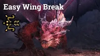 [MHWI PC] How to SOLO break Safi'Jiiva's Wings with Bow