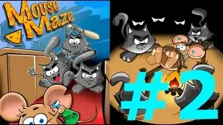 Mouse Maze - Gameplay Walkthrough - Level 2 - The Sewers - Review IOS Best App!