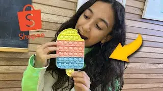 CHEGOU O MEU POP IT DA SHOPEE - FIDGET TOYS - Bia otoni boo!