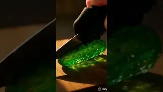 cucumber glass cutting Short #cute  fun