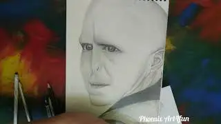 #5 Drawing Lord Voldemort from Harry Potter