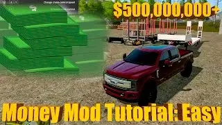 Farming Simulator 2017 HOW TO GET $500,000,000+ Easy Money Mod