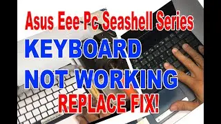 Asus Eee Pc Seashell Series Keyboard Not Working | Disassemble and Replace Fix