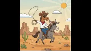 Silver the Horse & Dusty the Donkey &ndash; A 3-Minute Story
