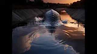 canal snakesnake in waterbig snakesnake videosnake video #snake#canal #realvideo #viral#water#shorts