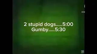 Cartoon Network next powerhouse 2 stupid dogs Gumby elevator