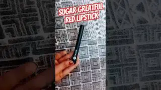 sugar greatful Red lipstick review|#lipstick #beauty #shorts #sugar #trending #love #bridal #red