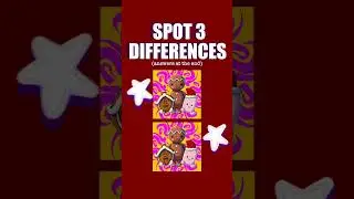 Do YOU have sharp eyes? - GINGERBREAD & FRIENDS | #spotthedifference #findthedifference #brainteaser