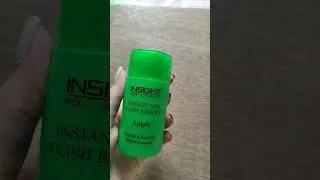 #insight instant #nailpolish  remover Apple protein enrich moisturising review check☑