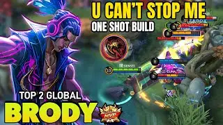 Brody NEW One Shot Build !! Brody Best Build 2021 ~ Bordy Mobile Legends
