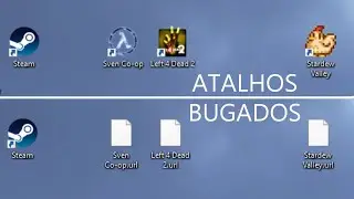Atalhos da Steam / Epic em branco ou bugados como ajeitar!