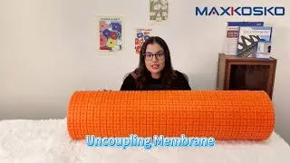Uncoupling Membrane for Underfloor Heating Cable Installation &ndash; Waterproofing & Crack Prevention
