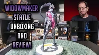 Overwatch Widowmaker Statue Unboxing and Review!!!