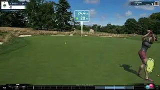 #4 Merion 73' putt, used Wedge
