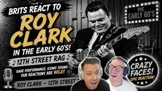 BRIT POPS REACT to Roy Clark Absolutely DESTROYS “12th Street Rag” LIVE