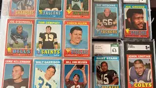 Полный набор футбольных карточек Topps 1971 года — винтажные футбольные карточки HOF