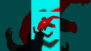 Krrish vs Red hulk fight#meeranimination