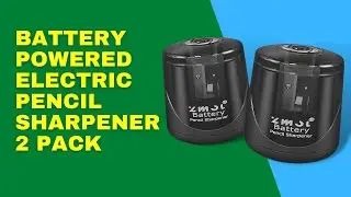 Battery Powered Electric Pencil Sharpener   2 Pack