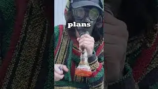 First Ever GAS MASK BONG HIT #420 #twitchclips