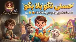 حسنی نگو بلا بگو 🧒🏽🛁 قصه شاد تمیزی و دوستی برای بچه‌ها | خاله لالا 😄✨