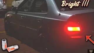 LED Brake Light Bulbs Install / BRIGHT BRAKE LIGHTS FOR JUST 100rs / + UPDATE