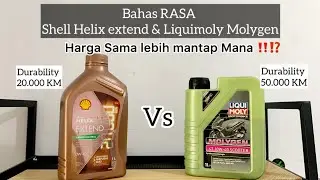 Shell helix extend 0W-40 vs Liquimoly Molygen Scooter | oli terbaik untuk motor matic