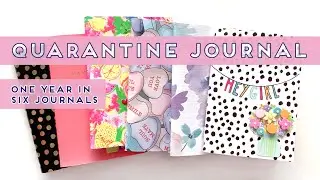 Quarantine journal: my lockdown project in A6 notebooks | daily pages with thoughts & stickers ✂️📒😉