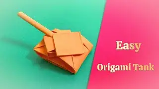 Best Paper Tank - How to make a super cool Origami Tank step by step - Origami For Kids