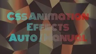 Css Animation Effects Auto / Manual rotation on Hover #html #css #cssanimation  #beginners