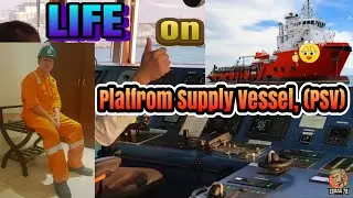 Life on Platform Supply Vessel | Offshore vessel (4K) | edRAG 78 Official
