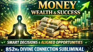 852Hz 💎 Divine Wealth Frequency | Activate Inner Guidance & Recognize Financial Opportunities 