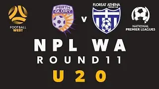 Football West NPL WA U20's Round 12, Perth Glory vs Floreat Athena #FootballWest #npl