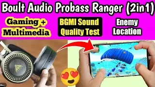 Boult Audio Probass Ranger Headphones Pubg Test | Boult Audio Probass Ranger Latency Test