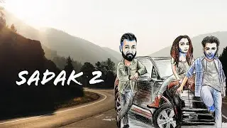 Sadak 2 | Sanjay Dutt, Alia Bhatt & Aditya Roy Kapoor Sadak 2 trailer Drawing Art | Poster Making
