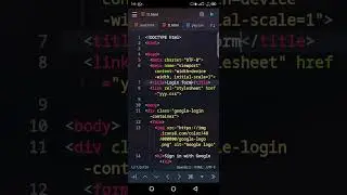 Make google login form in Html Css ||#shorts #viral#youtubeshorts #html #css