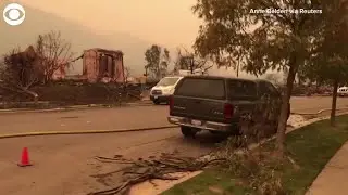 WATCH: Homes destroyed by wildfire in California