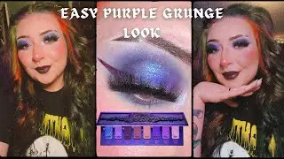 Easy Purple Grunge Look | Melt Cosmetics Smoke Sessions II Palette