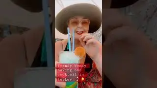 Turkey Ephesus    Very hot day   Cocktail for trendy Wendy #cancer #lessstress #hairstyle