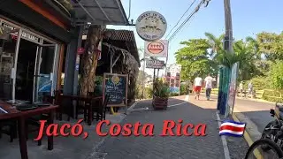 Walking Around Jac&oacute;, Costa Rica | Walking Tour | [4K]