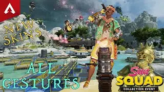 New Legendary Skin for Fuse (License to Chill), All Gestures. [Apex Legends - VOD - Mar.23]