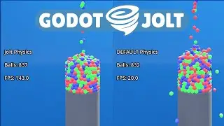 Jolt Physics Performance Test &ndash; Godot 4.4