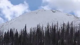 Alberta Peak run filmed from upper lot