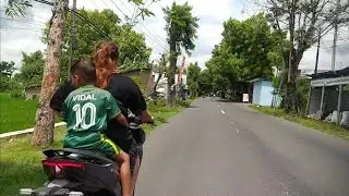 Motovlog Pulang dari Desa Cepoko ke Dusun Kalianjog | Gerimis Mendung Berubah Jadi Cerah Terang