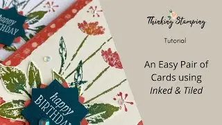 Tutorial | Pretty Pair Inked & Tiled