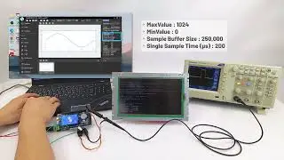 Quickly create an oscilloscope application using the 86HMI editor