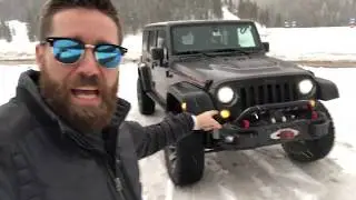 Smittybilt x20 12000 lb winch on my jeep Wrangler Rubicon Recon edition